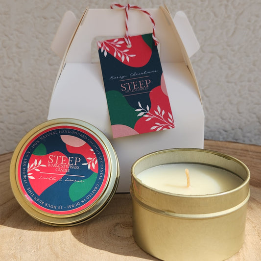 Steep Sip & Savour 'Christmas Wishes' Candle